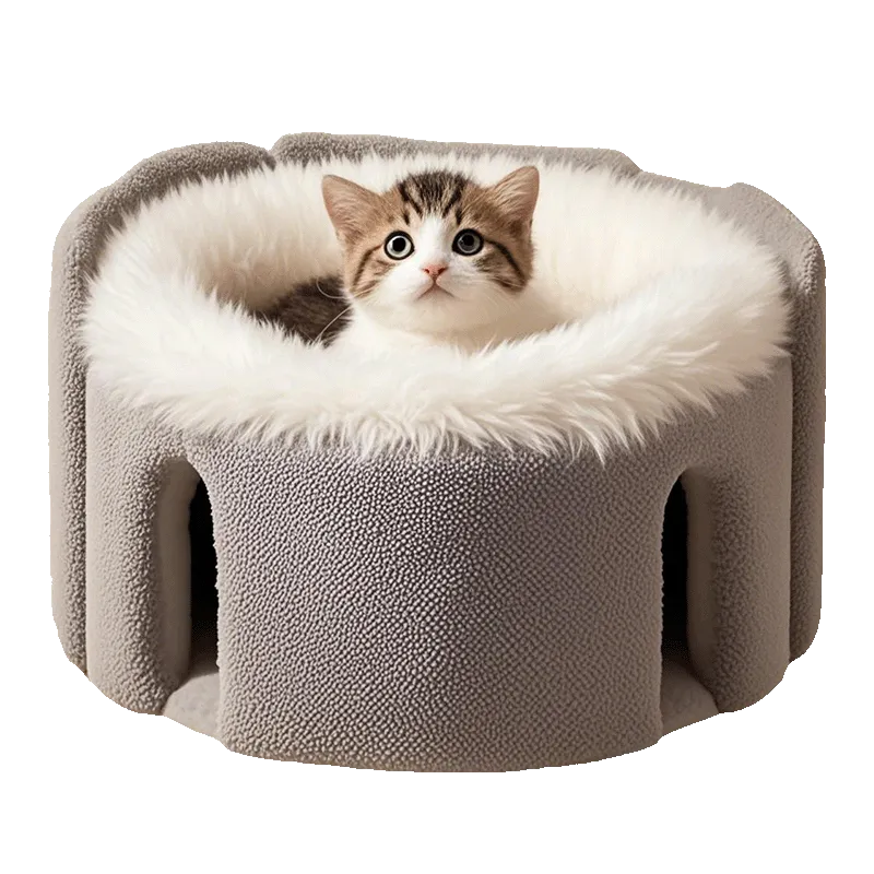 Custom Logo Plush Pet House Manufacturer for OEM & Branding Solutions